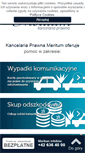 Mobile Screenshot of meritumodszkodowania.pl